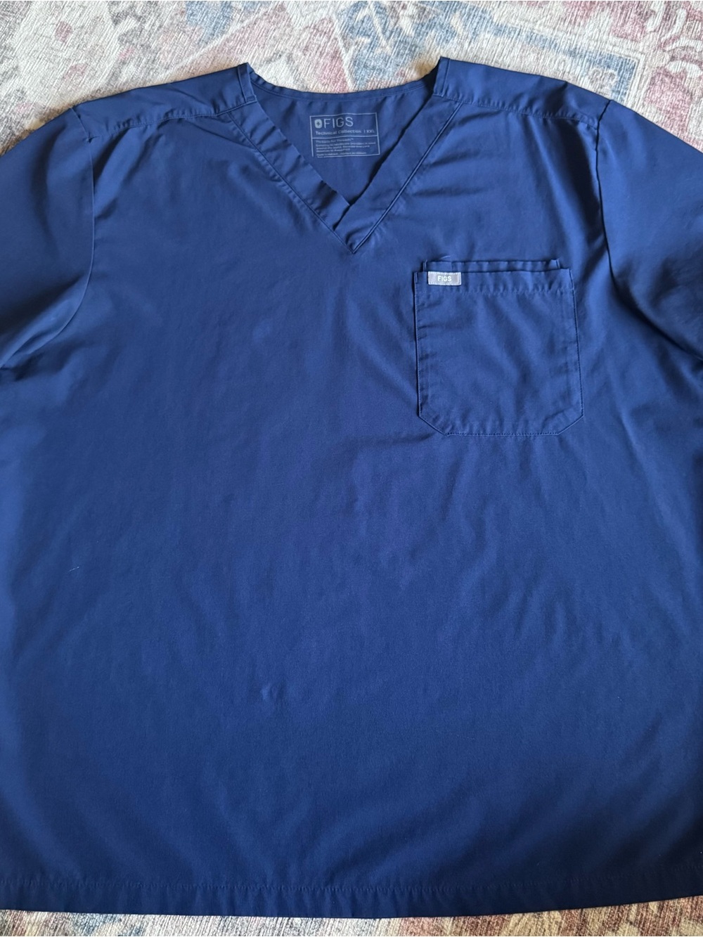 FIGS Leon Scrub Tops 3-Pack XXL Navy Technical Collection
